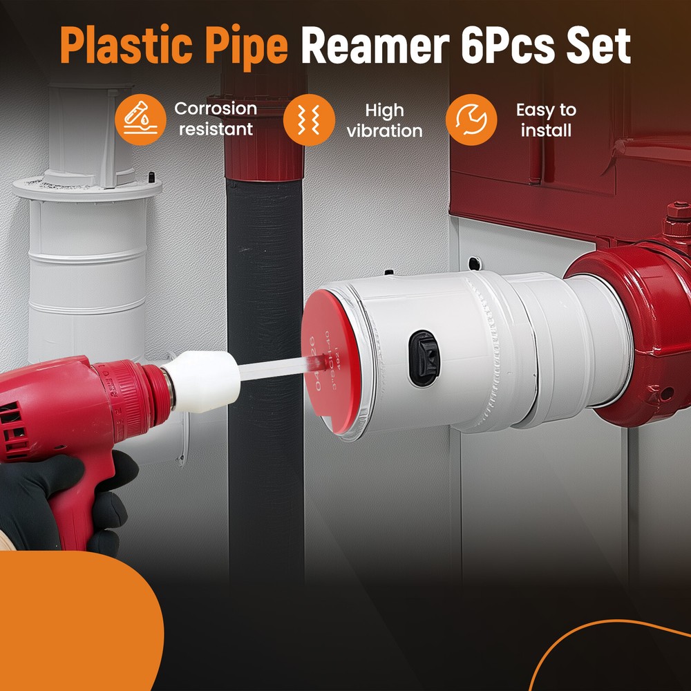 Pipe Fitting Reamer Kit For Reed Tool Clean Ream Extreme Plastic PPRK6