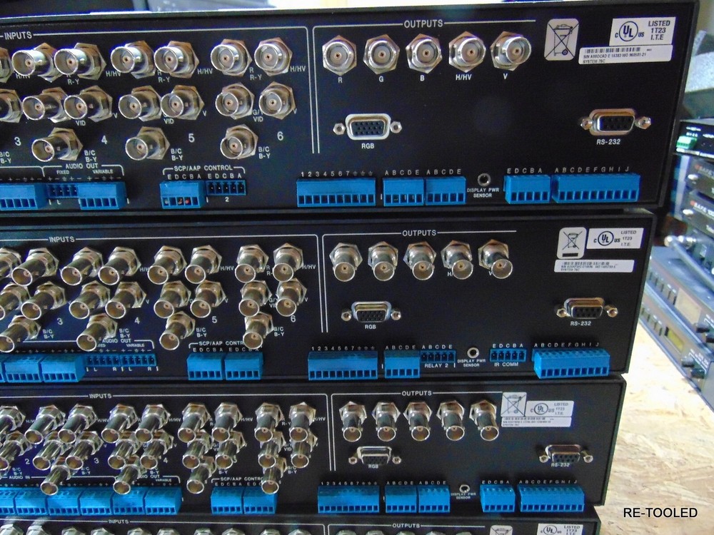 (1) Extron 7SC 7x2 System Switcher & Integrated Video Scaler Rackmount