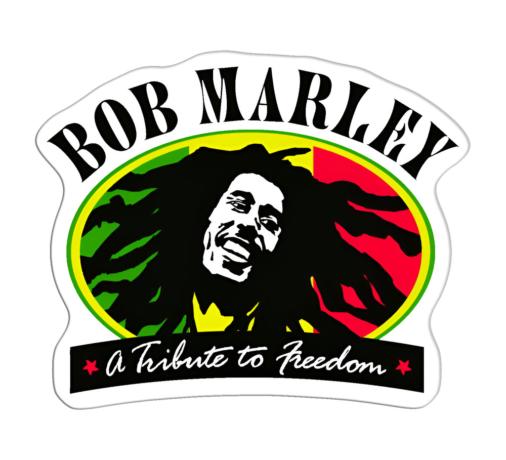 Bob Marley Tribute To Freedom Sticker Decal