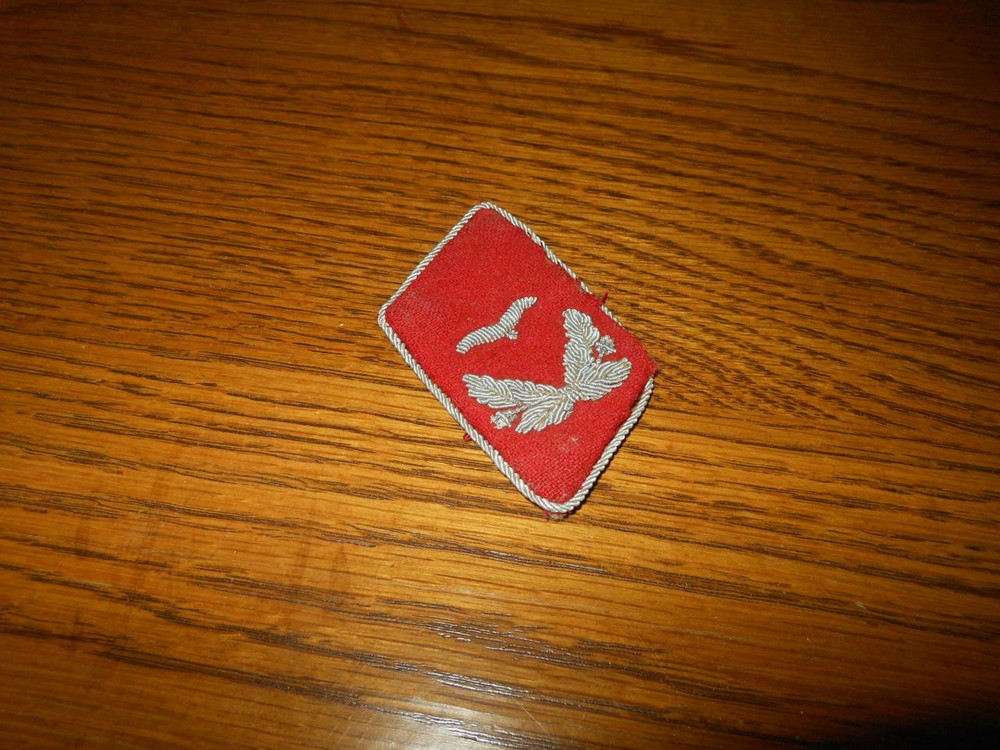 WW II German Air Force FLAK Leutnant Collar Tab - VERY NICE!