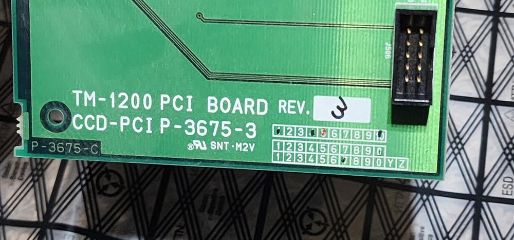 PCI BUS MASTER BOARD CCD-PCI P-3675-4 Rev 3