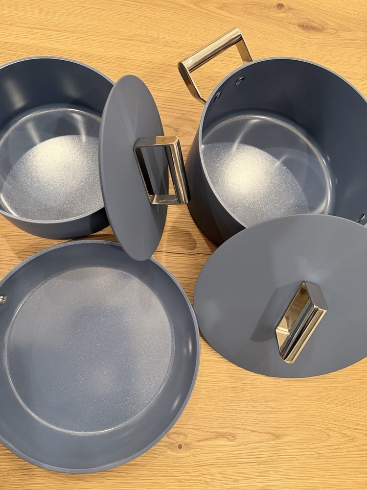 Caraway Home 9pc Non-Stick Ceramic Cookware Set - Navy