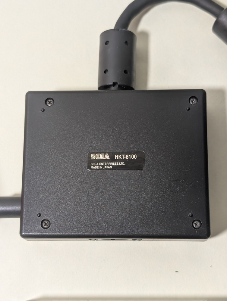 Sega Dreamcast VGA Box Adapter HKT-8100 Connection Cable Used