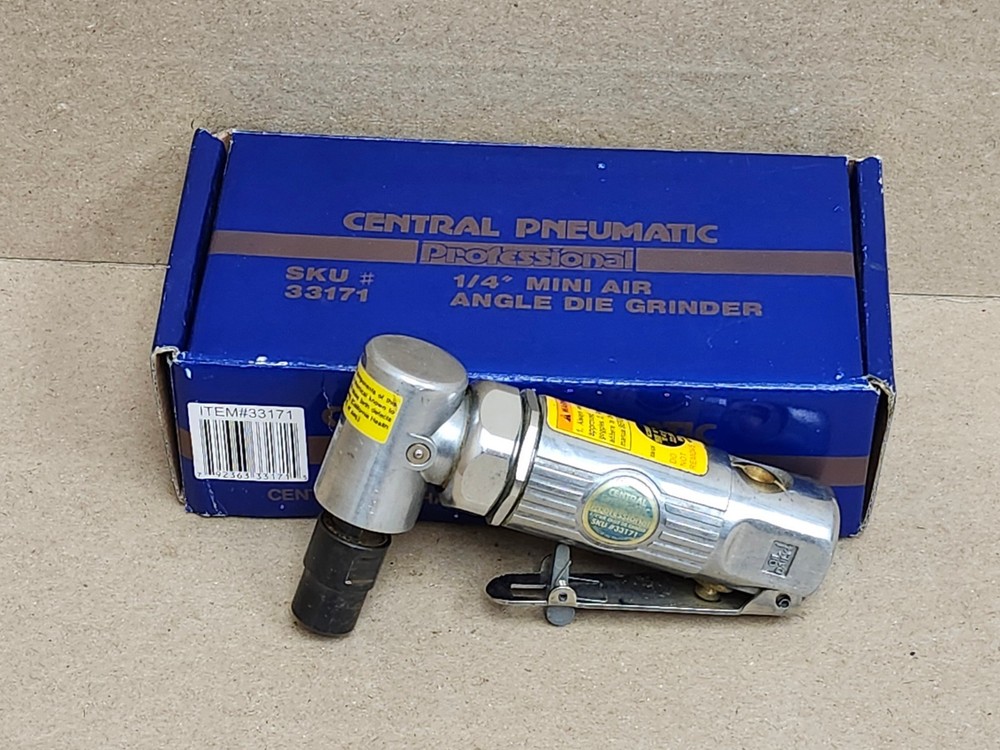 Central Pneumatic 33171 Right Angle Die Grinder 1/4" Collet