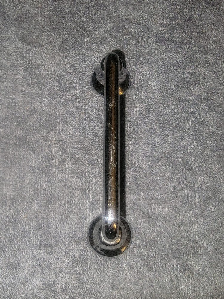 Vintage MCM Chromed Drawer Pulls Set Of 8 3½" Long