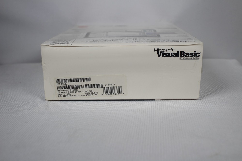 Microsoft Visual Basic Professional Edition Version 5.0 Academic BRAND NEW SEALE