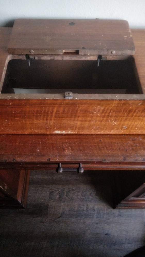 Antique, Solid Cherry Sewing Desk