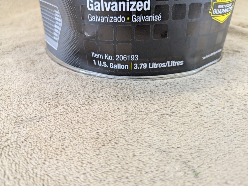 Rust-Oleum 206193 Cold Galvanizing Compound 7000 Metal Gray 1 Gallon