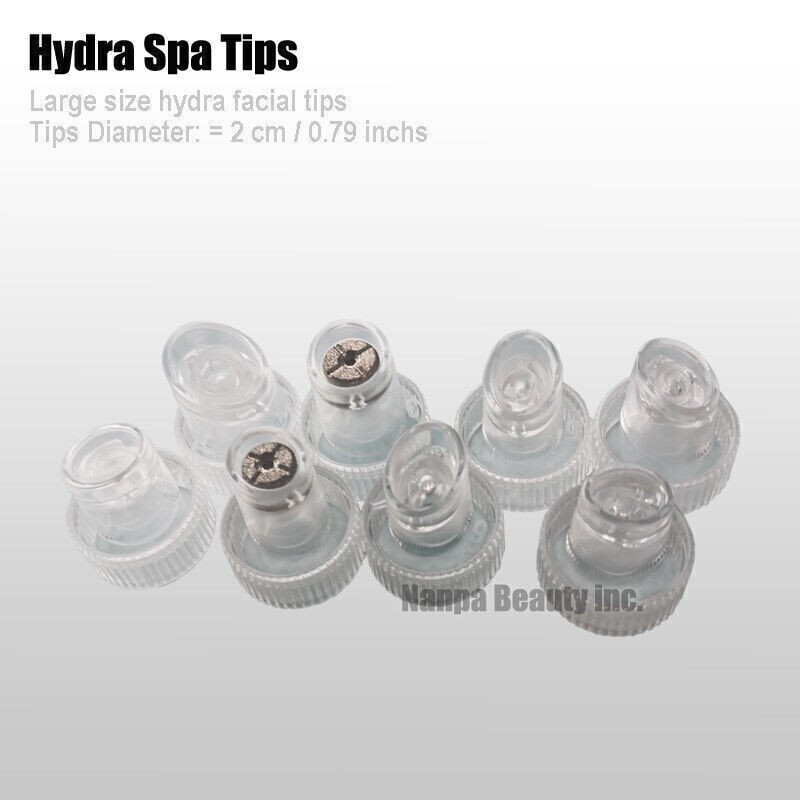 Replacement 8PCS 2cm Hydra Dermabrasion Tips For Hydra Dermabrasion Machine