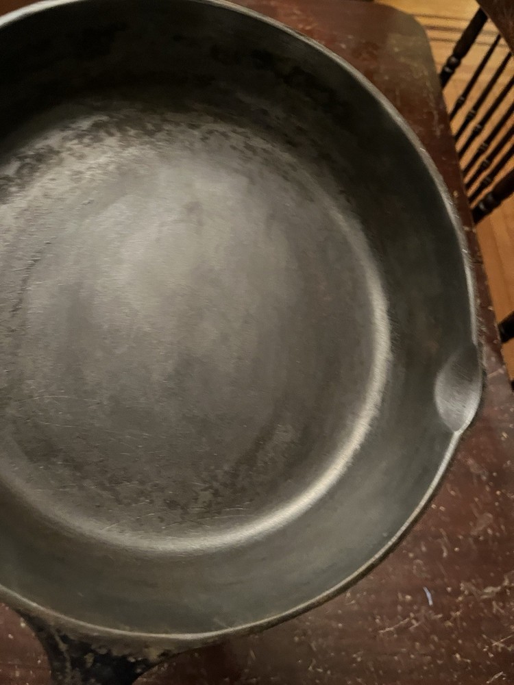10 1/2” Vintage Skillet wit “C” Marked on Handle-Nice