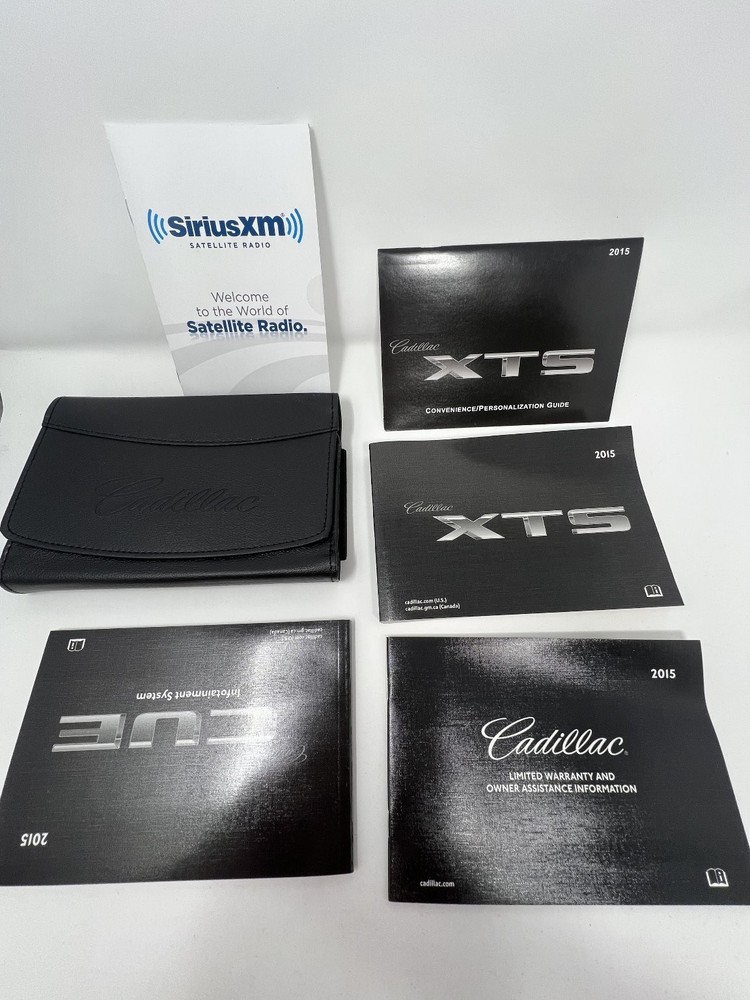 2015 Cadillac XTS Owners Manual OEM Complete Set