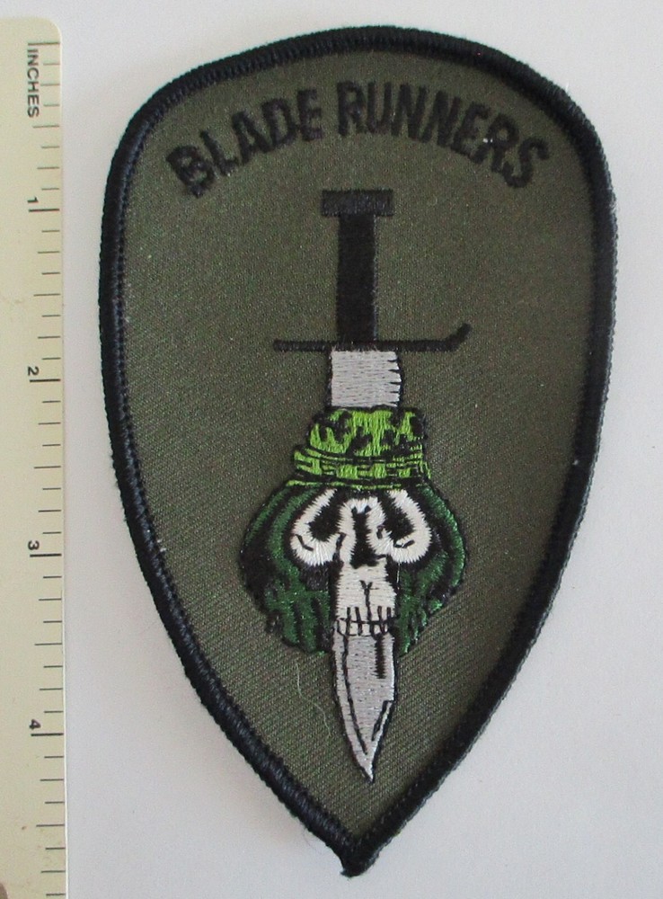 BLADE RUNERS Skull PATCH Made for Veterans