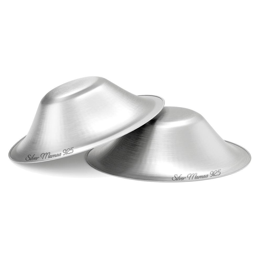 Silver Mamas Nursing Cups , silver nipple covers breastfeeding shield