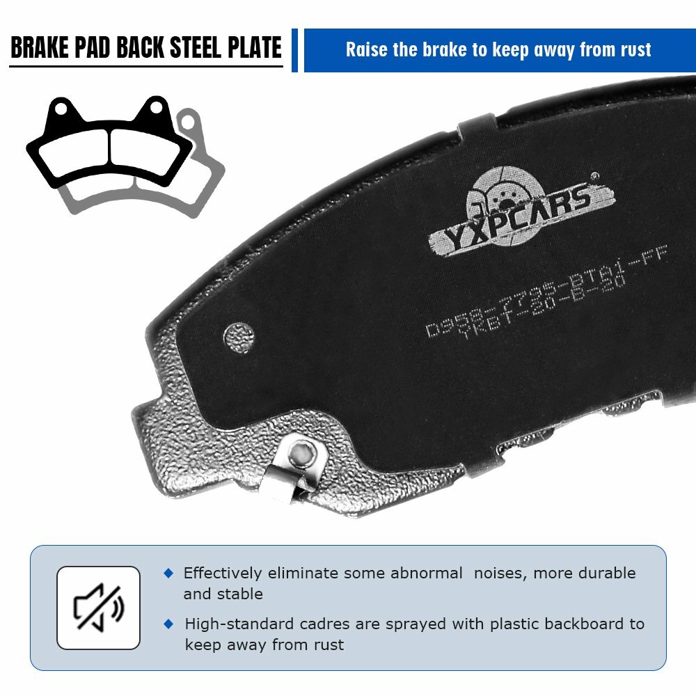 Front Disc Ceramic Brake Pads for DODGE RAM 1500 2000 - 2001