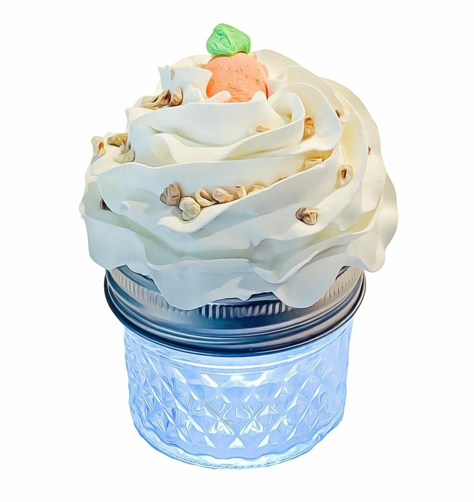 DEZICAKES Mini Mason Jar Carrot Cake Cupcake Storage Jar