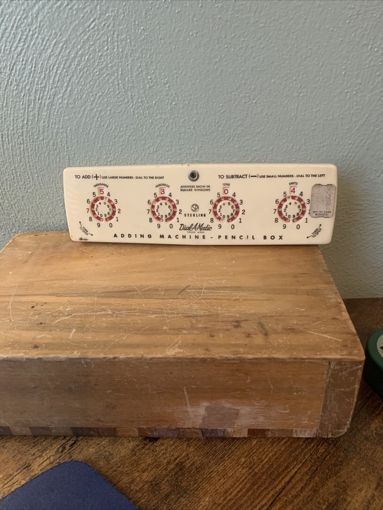 VTG Sterling Dial-A-Matic Automatic Mechanical Adding Machine #566