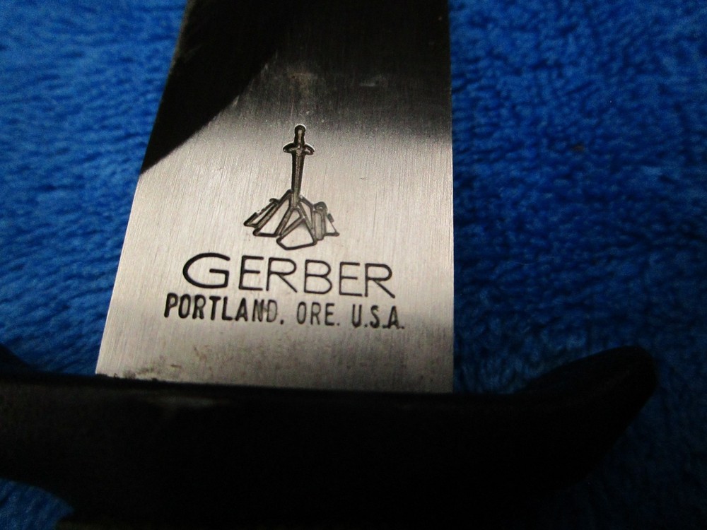 RARE VINTAGE ORIGINAL GERBER MK1 BOOT DAGGER COMMAND I KNIFE AND SHEATH