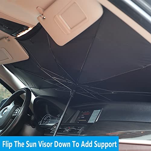 Windshield Sun Shade Umbrella for Car Front Window Sun Visor for Black Eyes