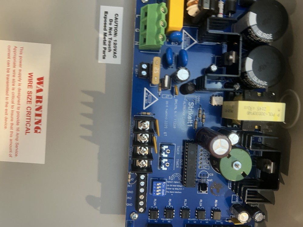 SP-1000x Power Supply Panic Device Controller - PSEL3000-2 - Altronix StrikeIt1