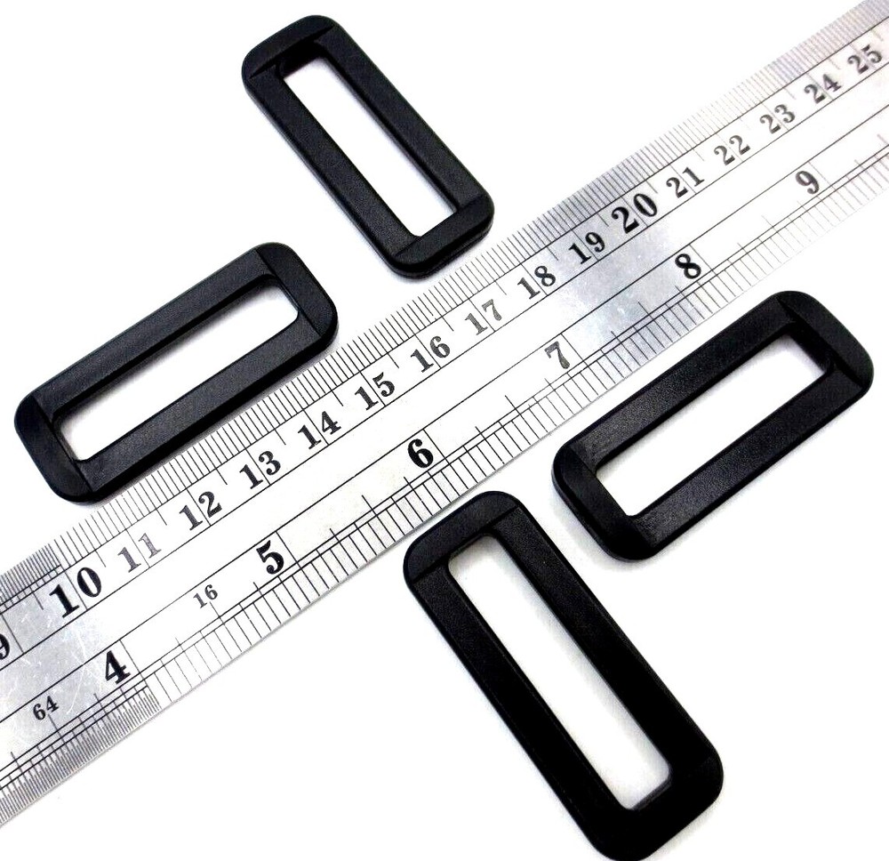 1.5", 38mm Wide Strap Loop Connector For Webbing, Durable Plastic Free Shipping!