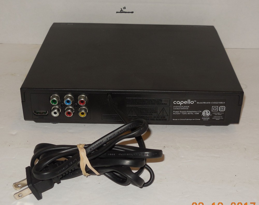 capello DVD Player Model CVD2216blk NO Remote