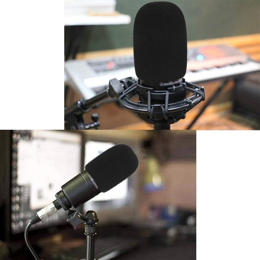 Foam Cover, Windscreen Pop Filter for Audio-technica AT2020 Condenser Studio