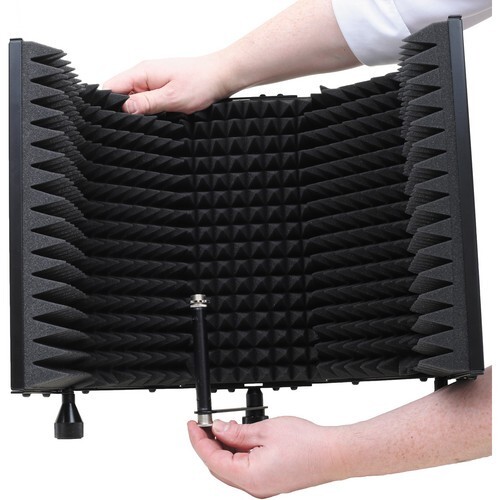 Auray RF-5P-B Reflection Filter Lightweight Portable Sound Isolation