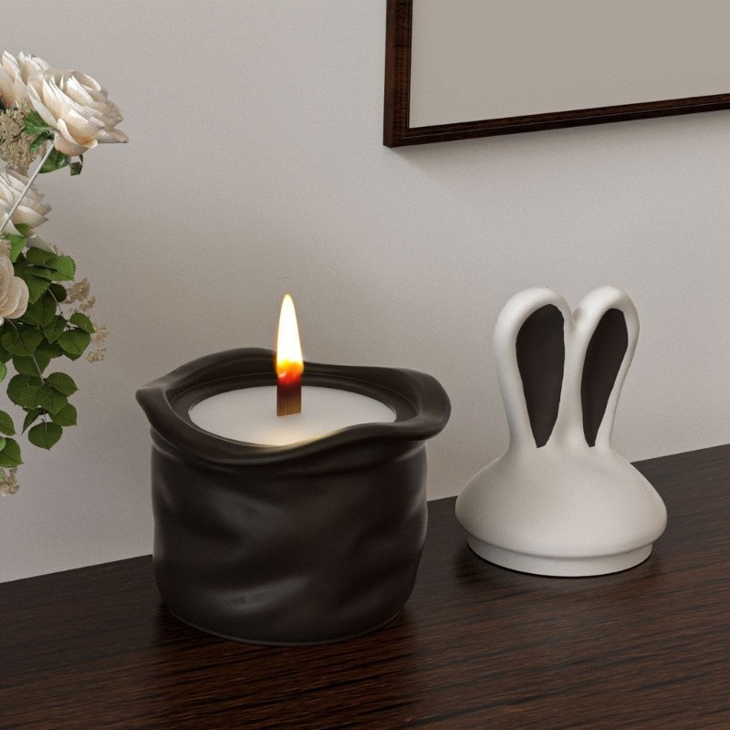 Silicone Craft Mould For Rabbits Shaped Resin Storage Box Making