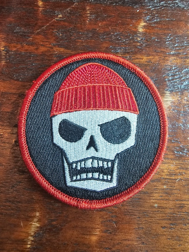 Prometheus Design Werx SPD Red Capped Skull Morale Patch