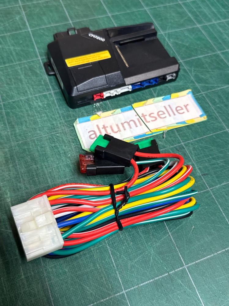 CompuStar Firstech CM7200 Remote Start w/ Box Cable UNTESTED As Shown EUC LOOK