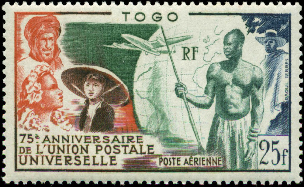 Togo Scott #C18 Mint Hinged  UPU