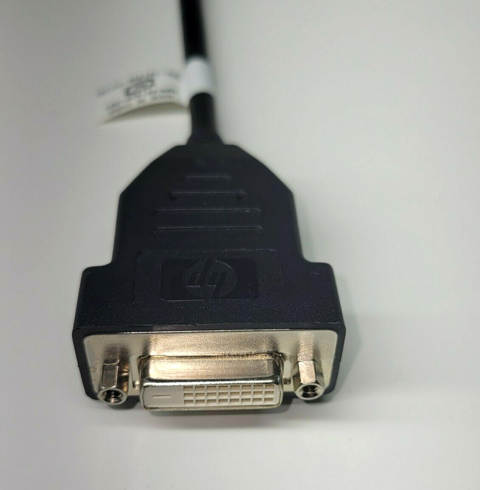 HP DisplayPort to DVI Conversion Cable - 7.5" , Universal, Black
