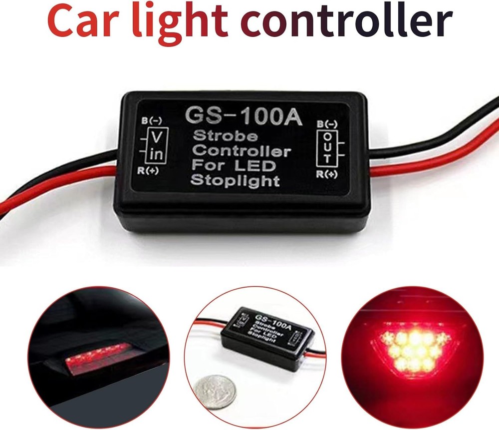 1 Pack 2 Pcs 1.96in*1.18in Flasher Module, Flash Strobe Controller, Suitable For