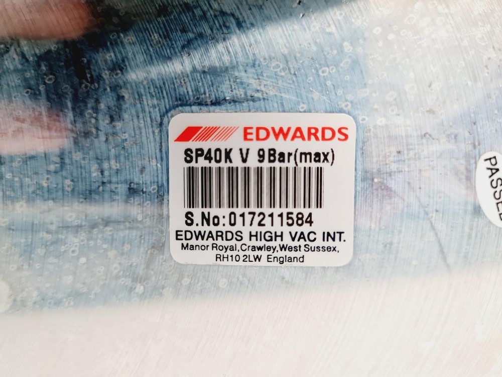 Edwards SP40K Speedivalve (x 4) – 9 Bar