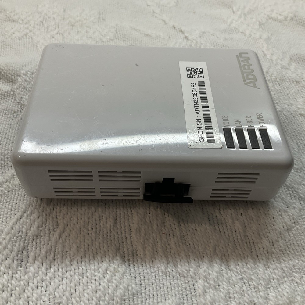 ADTRAN 411 Micro GPON Indoor ONT Router / 1287787F1 Optical Network Termination
