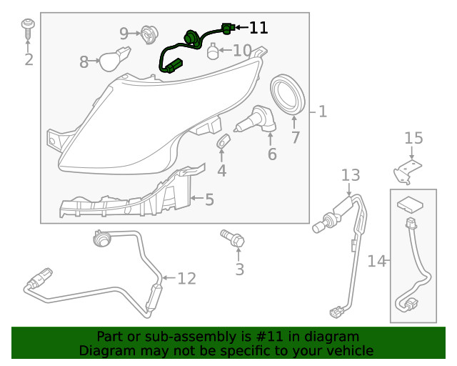 Genuine Ford Socket & Wire DB5Z13A006A
