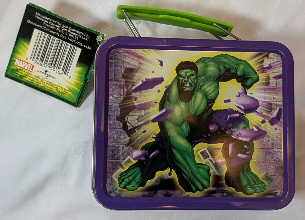 The Incredible Hulk,  Mini Lunchbox Marvel NWT