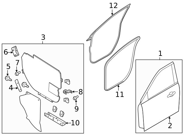 Genuine Ford Front Bracket DB5Z-78205A07-A