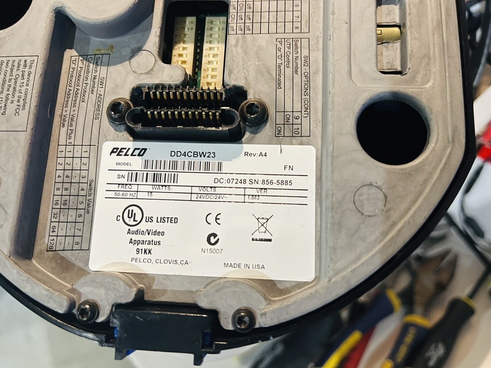 Pelco Spectra 4, DD4CBW23 With BB53-PG-E Housing