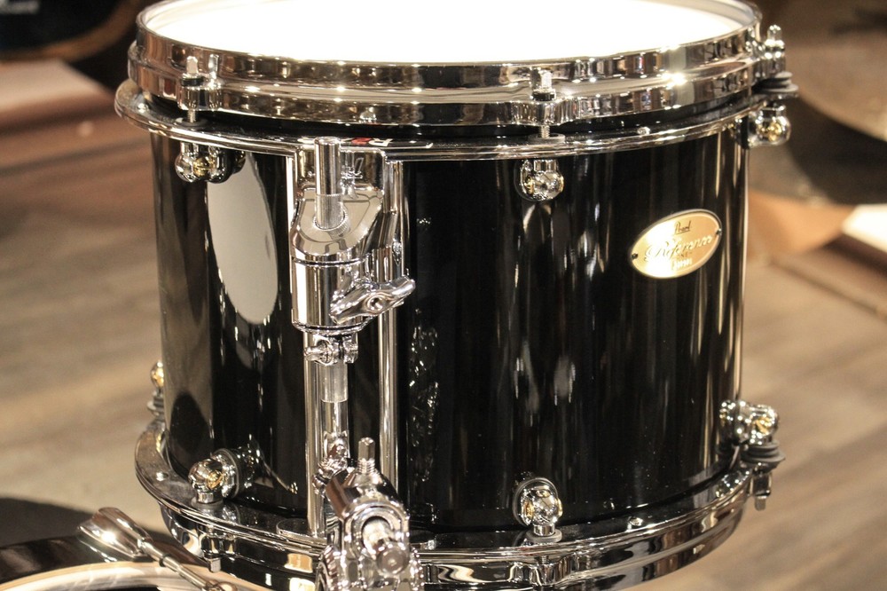 Pearl Reference One 3pcs Piano Black Drum Set (13-18-24) - New!