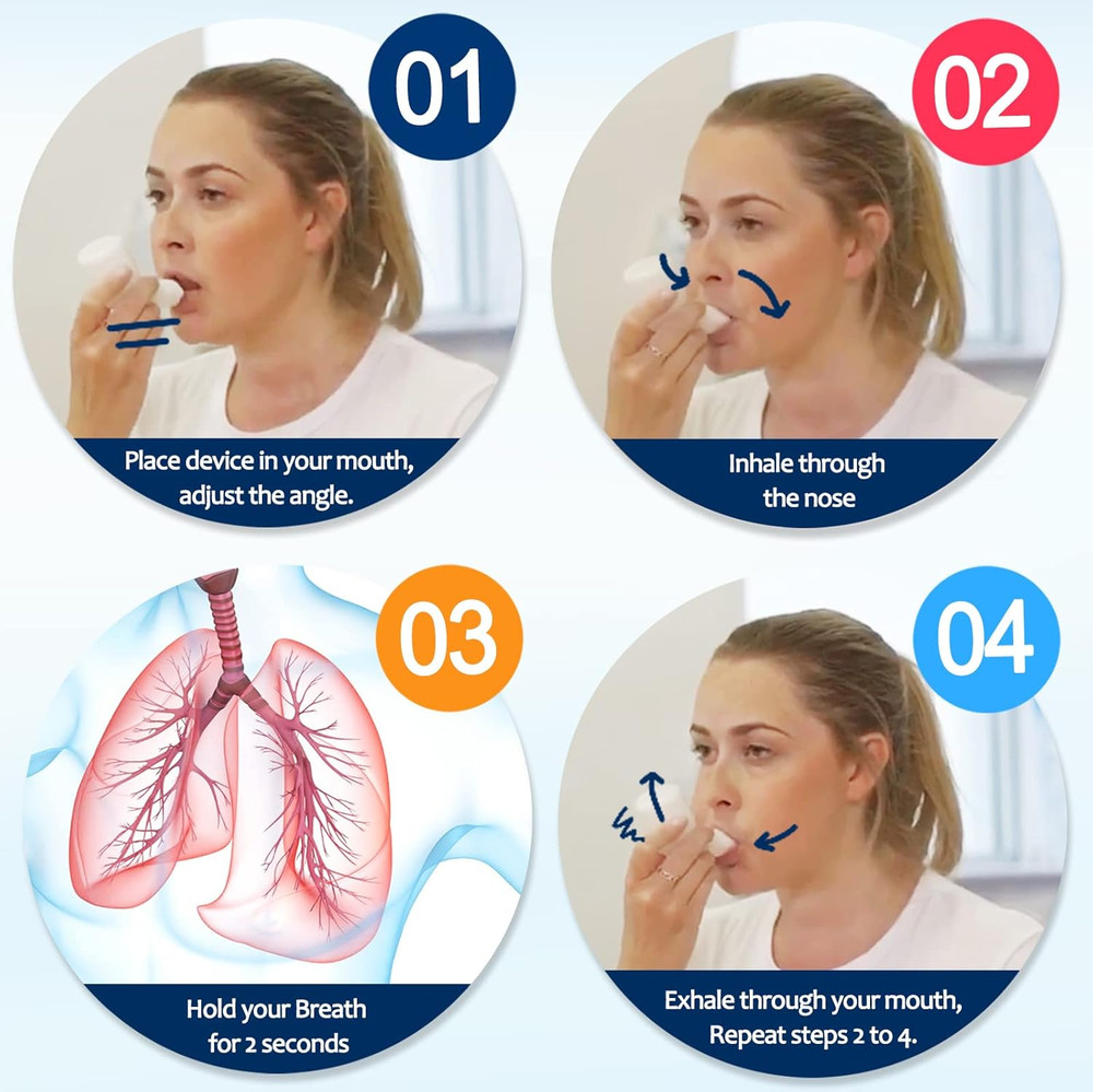 Flutter Valve Device for Lungs, Breathing Trainer