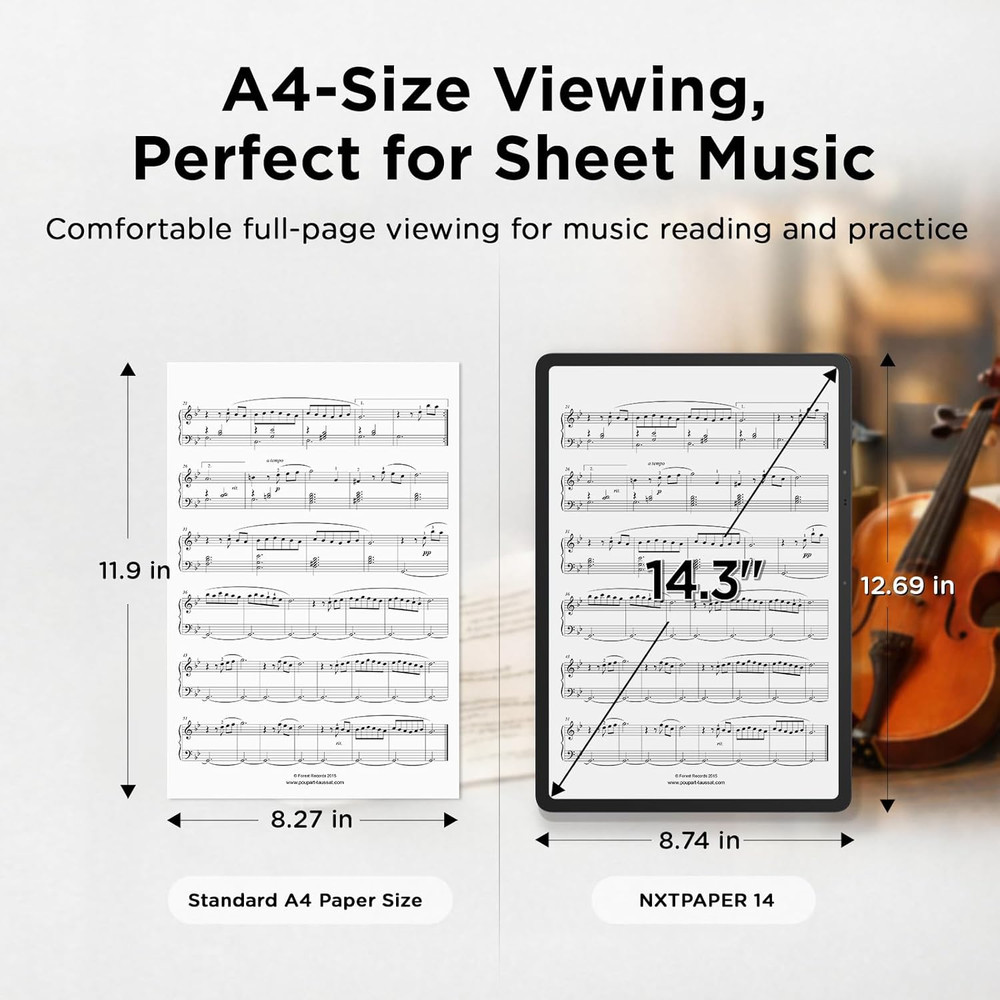 NXTPAPER 14 Android Tablet, 14.3" Paper-Like Display Drawing Pad, Digital Notebo