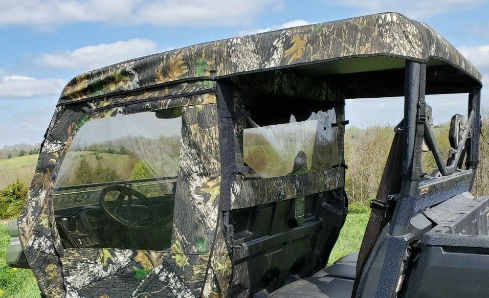Can Am Defender Max 4 Full Cab Enclosure for a Hard Windshield-Upper Half Doors