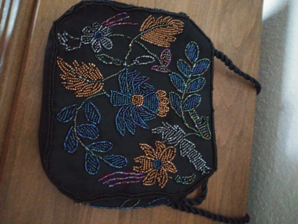 Vtg ADG Beaded Evening Purse Elegant