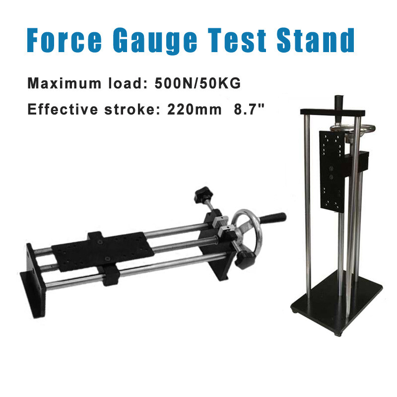 New Horizontal Test Stand Push-Pull Vertical Force Meter Spiral Rack Force Gauge