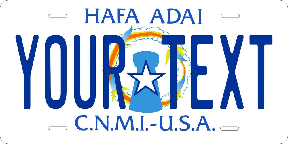 CNMI Mariana 1998 License Plate Personalized Custom Auto Car Bike Motorcycle Tag