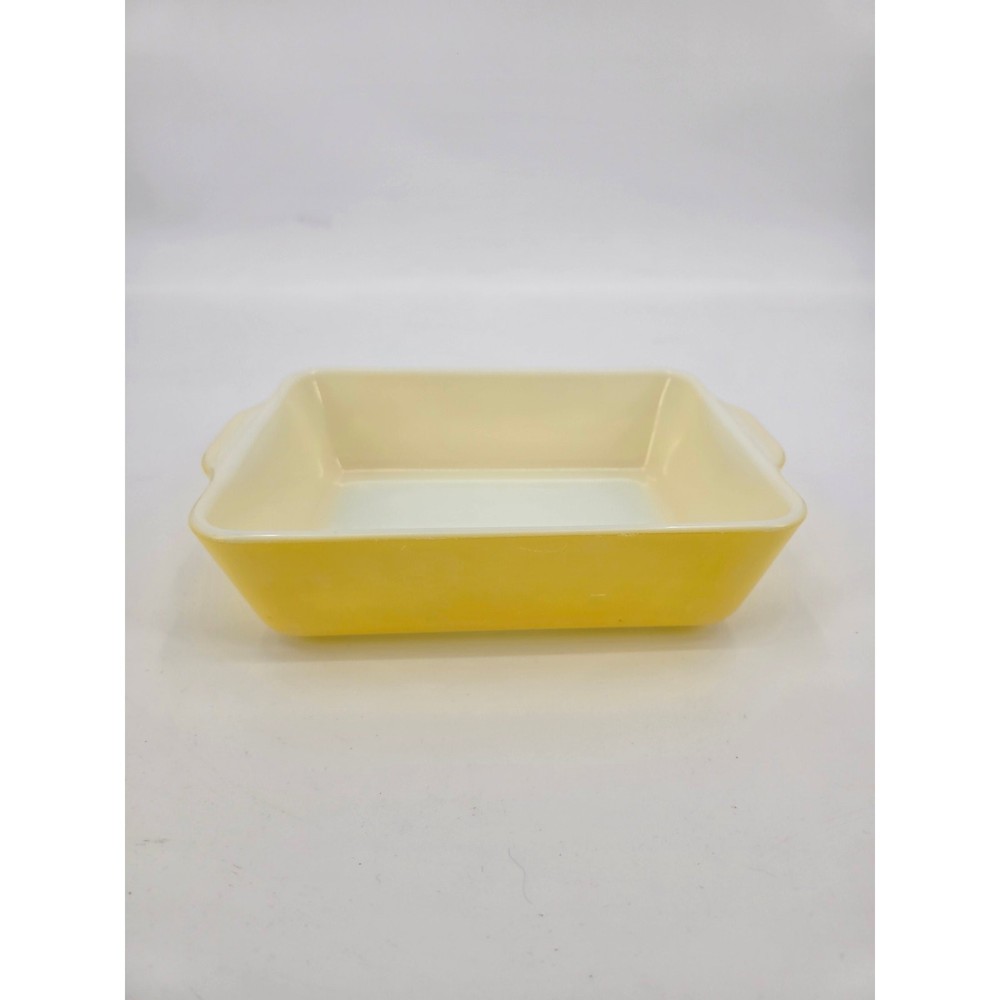 Vintage Primary Yellow Pyrex Dish
