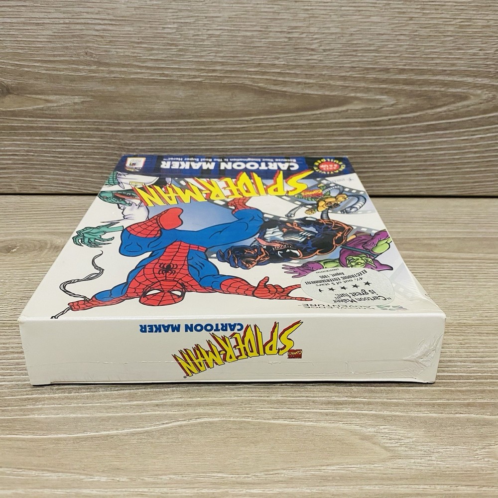 Spiderman Cartoon Maker PC CD Sound Effects Animation Knowledge Adventure Marvel