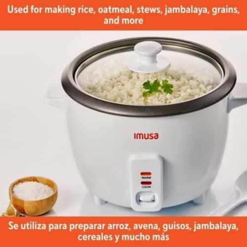 IMUSA Rice Cooker White