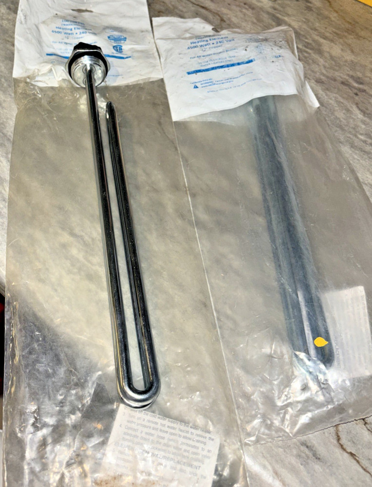 12” Copper 100108290 Water Heating Element  240V 4500W- For All WH Brands